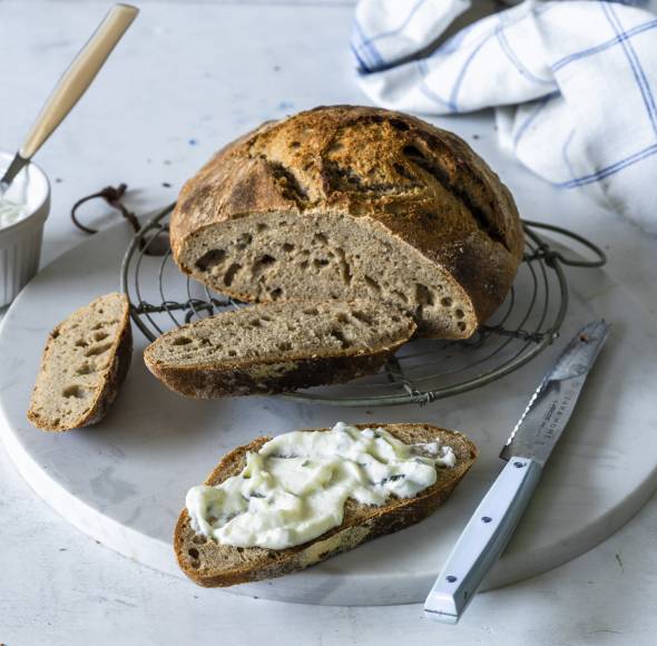 Dunkles Mischbrot Mit Dem Monsieur Cuisine | ZauberMix