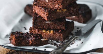 Bananenbrot-Brownies