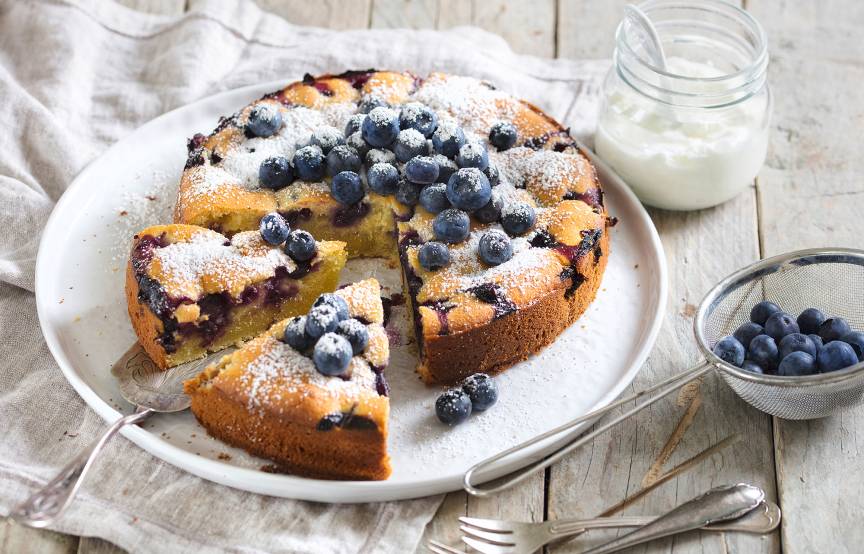 Schmand-Blaubeerkuchen mit dem Monsieur Cuisine | ZauberMix