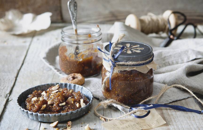 Feigen-Birnenchutney mit Haselnüssen | ZauberMix