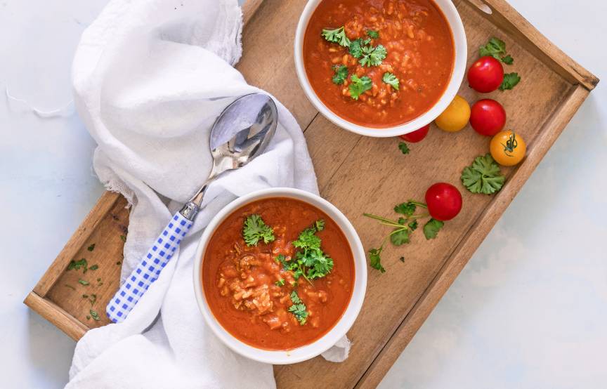 Tomatensuppe mit Reis aus dem Monsieur Cuisine | ZauberMix