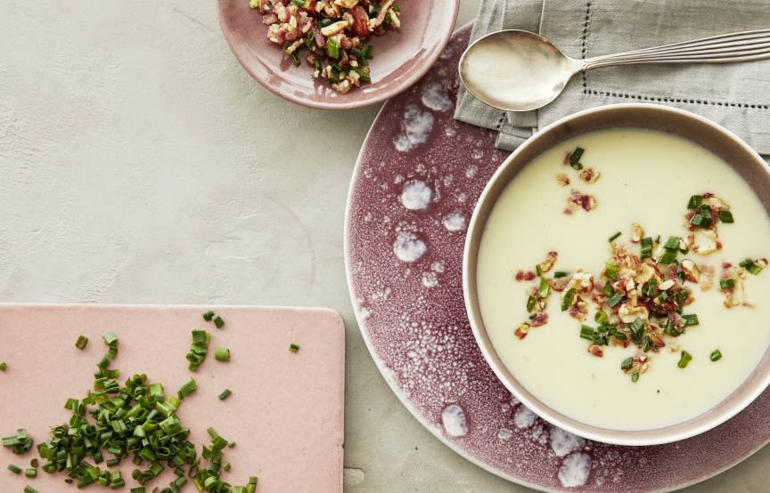 Kartoffel-Kohlrabi-Rahmsuppe aus dem Monsieur Cuisine | ZauberMix