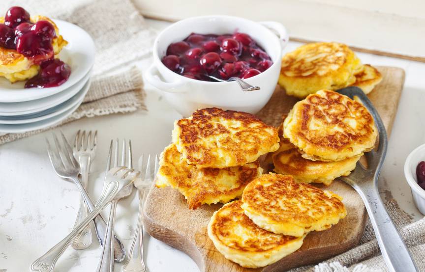 Kartoffelpuffer mit Kirschen aus dem Monsieur Cuisine | ZauberMix