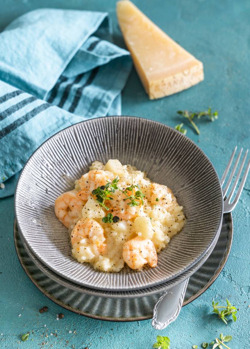 Birnenrisotto Mit Garnelen Aus Dem Monsieur Cuisine | ZauberMix