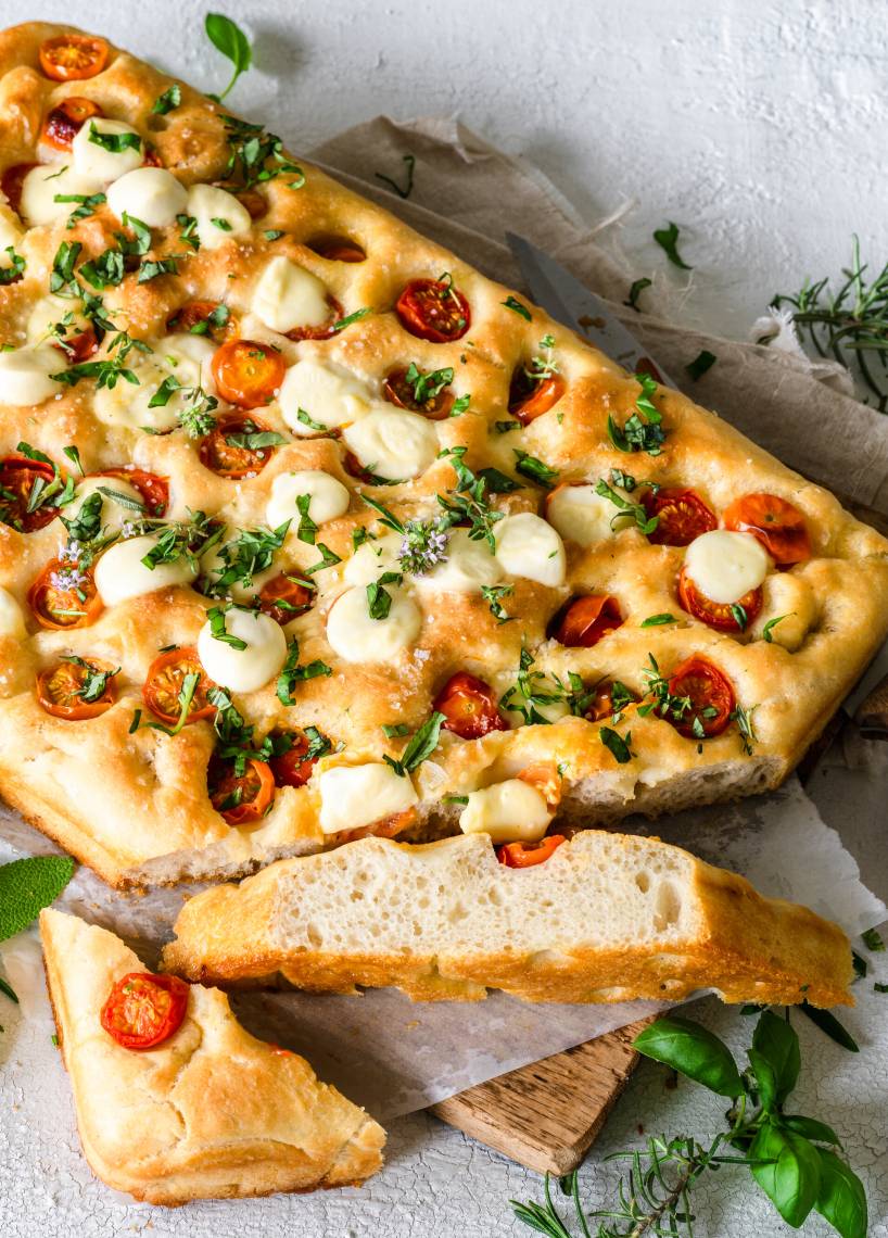 Focaccia Tomate-Mozzarella Mit Dem Monsieur Cuisine | ZauberMix